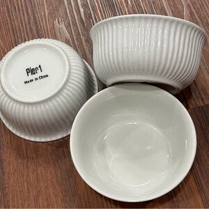 Pier 1 Fruit Cups Ice Cream Cups Set Of 3